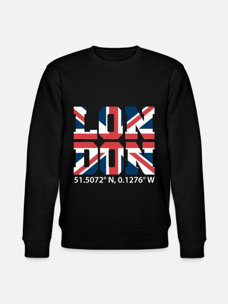 London - Stanley/Stella Unisex Bio-Sweatshirt CHANGER  - Schwarz