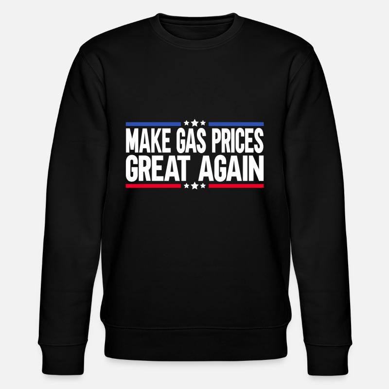 Make Gas Prices Great Again - Stanley/Stella Unisex Bio-Sweatshirt CHANGER - Schwarz