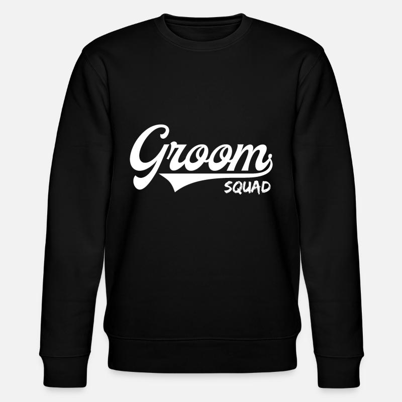 Groom Squad - Stanley/Stella Unisex Bio-Sweatshirt CHANGER  - Schwarz