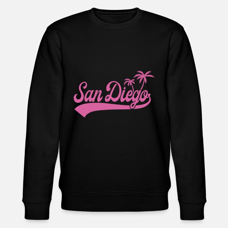 San Diego Palms - Stanley/Stella Unisex Bio-Sweatshirt CHANGER  - Schwarz