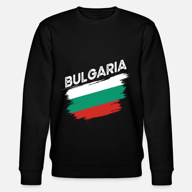 Bulgarie - Sweat bio CHANGER Stanley/Stella Unisexe - noir