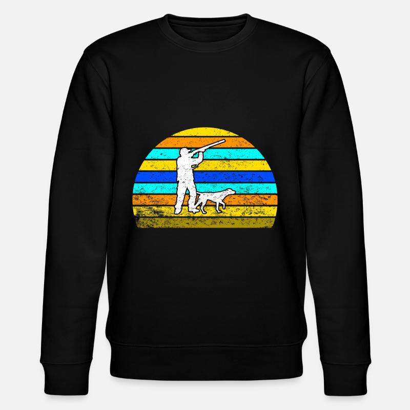 Jäger - Stanley/Stella Unisex Bio-Sweatshirt CHANGER  - Schwarz