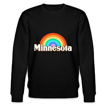 Minnesota - Stanley/Stella Unisex Bio-Sweatshirt CHANGER  - Schwarz - Vorne - Nik (191cm) & Marisol (170cm)