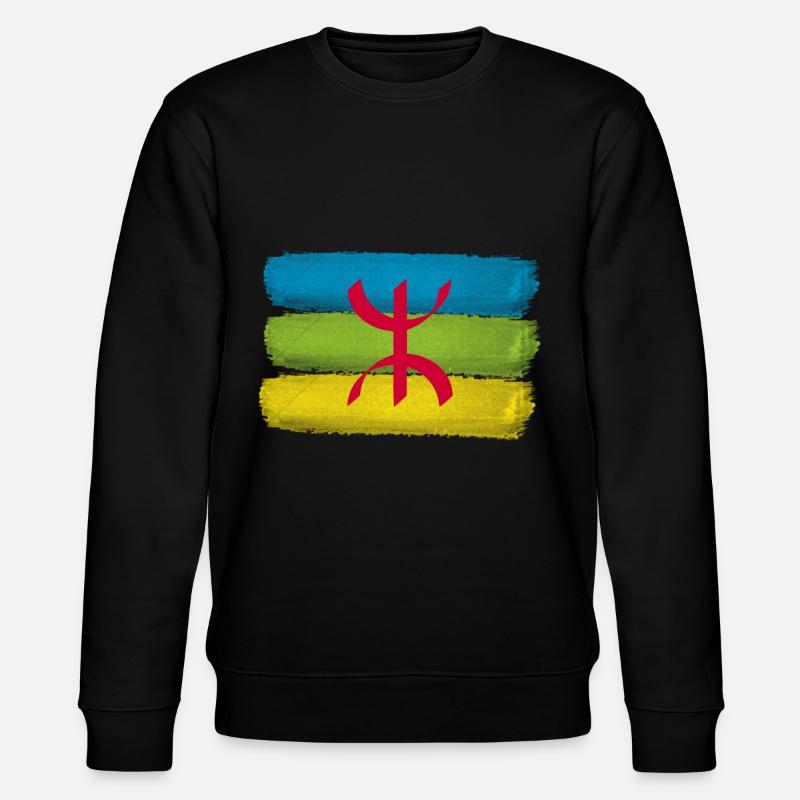 Amazigh - Stanley/Stella Unisex Bio-Sweatshirt CHANGER  - Schwarz
