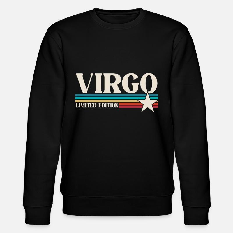 Signe du zodiaque Vierge - Sweat bio CHANGER Stanley/Stella Unisexe - noir