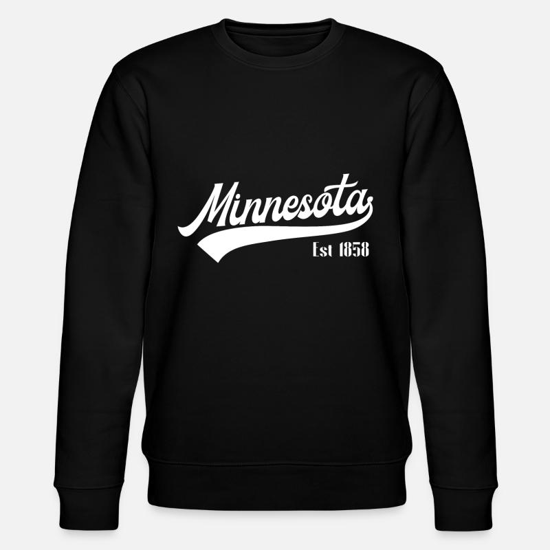 Minnesota - Stanley/Stella Unisex Bio-Sweatshirt CHANGER  - Schwarz