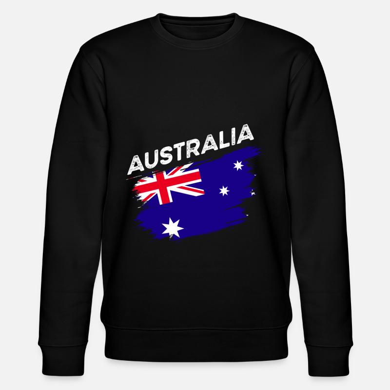 Australien - Stanley/Stella Unisex Bio-Sweatshirt CHANGER  - Schwarz