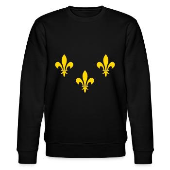 Fleur de Lys - Sweat bio CHANGER Stanley/Stella Unisexe - noir - Devant - Nik (191cm) & Marisol (170cm)
