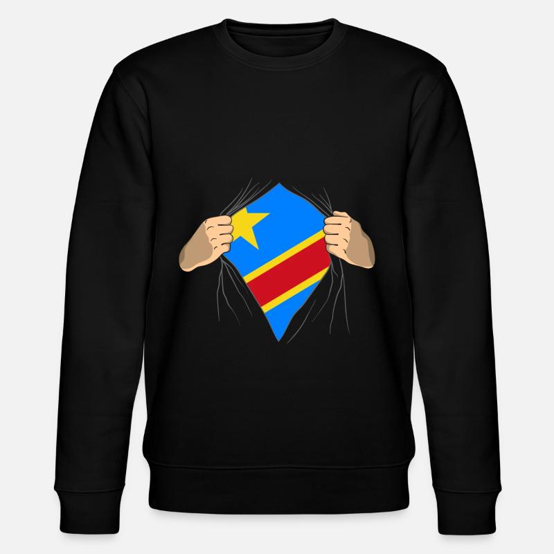 Congo - Stanley/Stella CHANGER Unisex Organic Sweatshirt - black