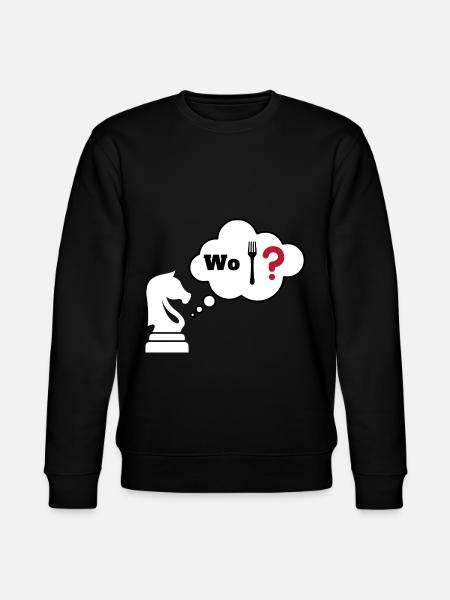 Schach Spruch Geschenk Schachmatt Queens Gambit - Stanley/Stella Unisex Bio-Sweatshirt CHANGER - Schwarz