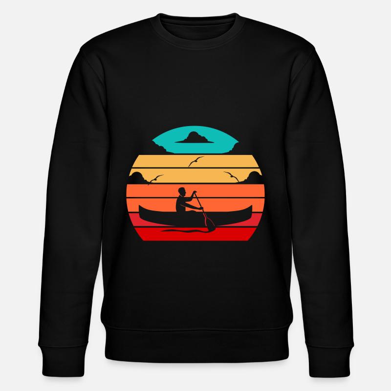 Canoë-kayak - Sweat bio CHANGER Stanley/Stella Unisexe - noir