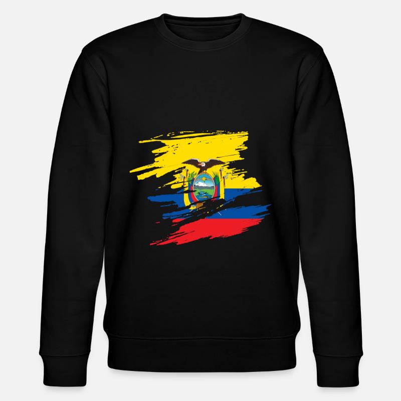 Ecuador - Stanley/Stella Unisex Bio-Sweatshirt CHANGER  - Schwarz