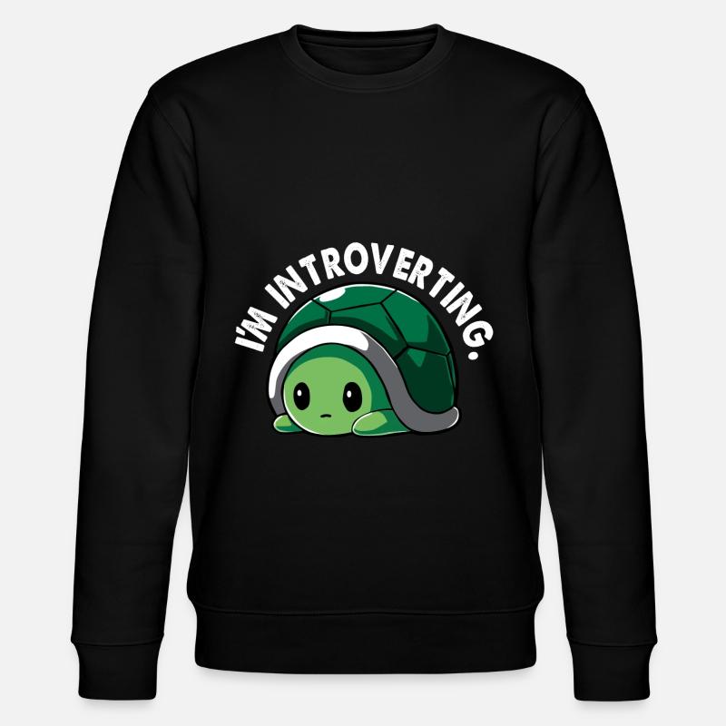 Tortue introvertie - Sweat bio CHANGER Stanley/Stella Unisexe - noir