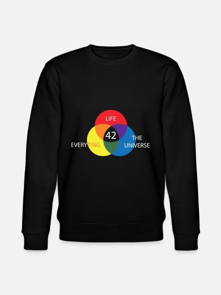 Physics Answer 42 - Stanley/Stella CHANGER Unisex Organic Sweatshirt - black