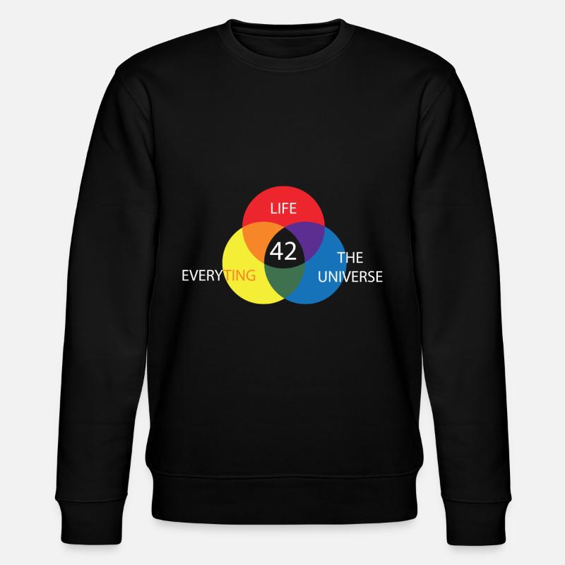 Physics Answer 42 - Stanley/Stella CHANGER Unisex Organic Sweatshirt - black