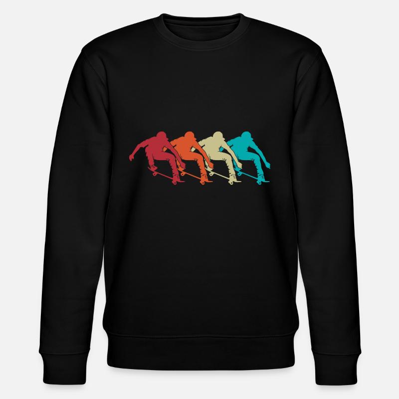 Skater Skateboarding - Stanley/Stella Unisex Bio-Sweatshirt CHANGER  - Schwarz