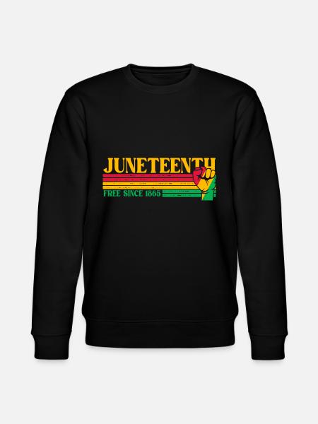 Juneteenth - Stanley/Stella Unisex Bio-Sweatshirt CHANGER - Schwarz