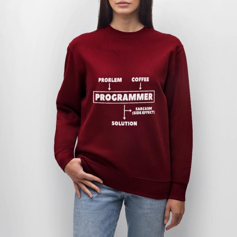 Coding Programmer Nerd Computer Science Coffee Stanley/Stella CHANGER Unisex Organic Sweatshirt