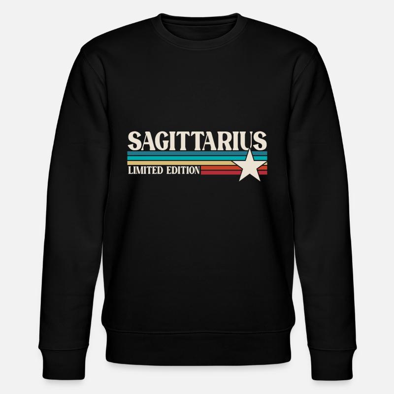 Signe du zodiaque Sagittaire - Sweat bio CHANGER Stanley/Stella Unisexe - noir