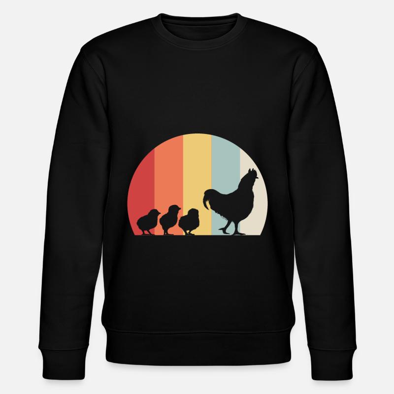 Chickens chicks - Stanley/Stella CHANGER Unisex Organic Sweatshirt - black