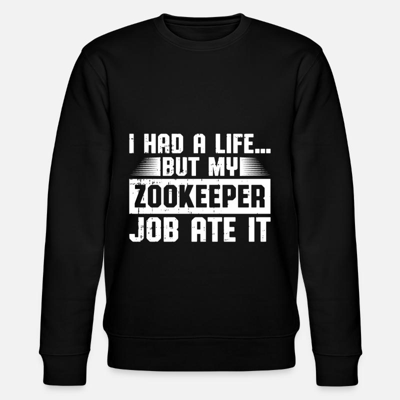 Zoowärter - Stanley/Stella Unisex Bio-Sweatshirt CHANGER - Schwarz