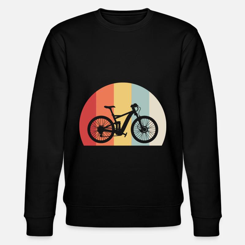 Fahrrad - Stanley/Stella Unisex Bio-Sweatshirt CHANGER  - Schwarz