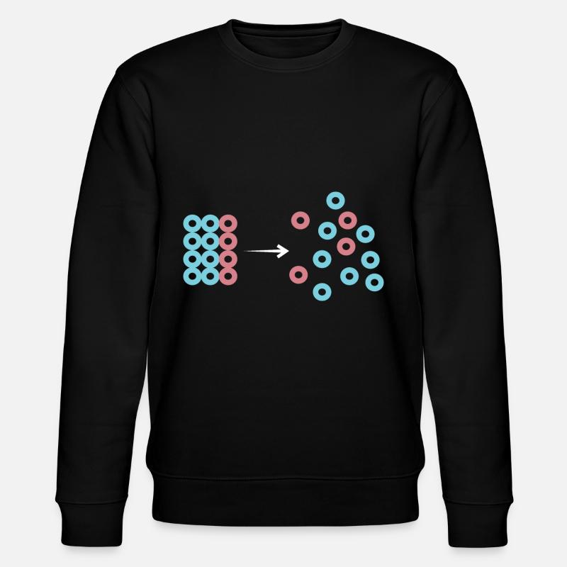 Entropy machine builder - Stanley/Stella CHANGER Unisex Organic Sweatshirt - black