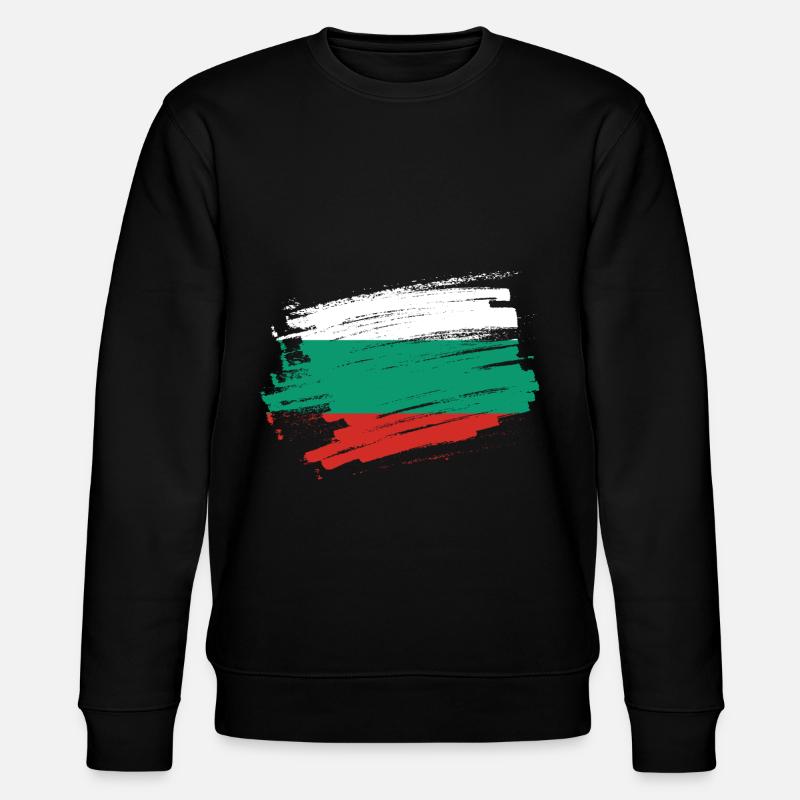 Bulgarien - Stanley/Stella Unisex Bio-Sweatshirt CHANGER  - Schwarz