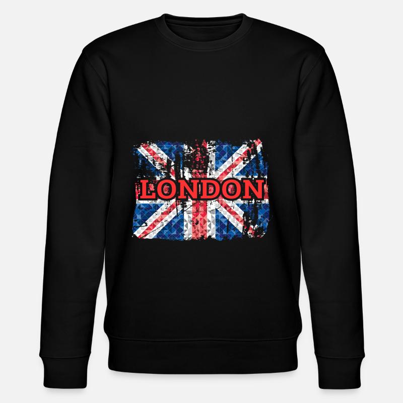 London - Stanley/Stella Unisex Bio-Sweatshirt CHANGER  - Schwarz