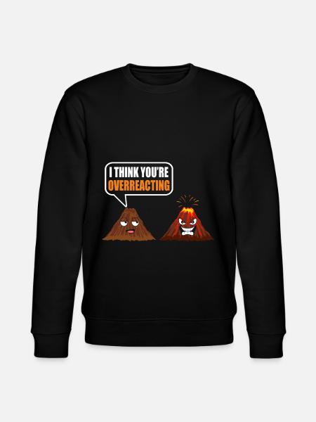 volcano - Stanley/Stella CHANGER Unisex Organic Sweatshirt - black