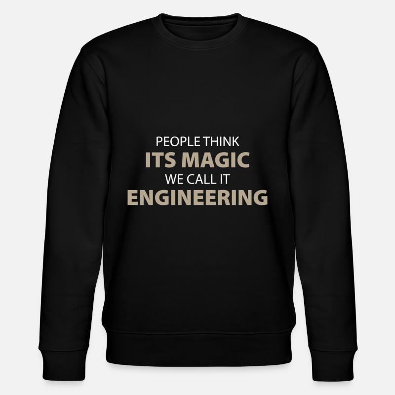 Engineer Magic - Stanley/Stella CHANGER Unisex Organic Sweatshirt - black