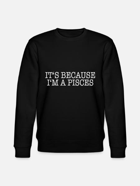 Zodiac sign Pisces - Stanley/Stella CHANGER Unisex Organic Sweatshirt - black