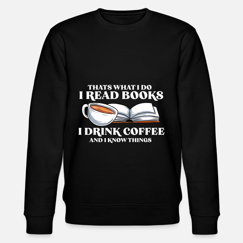 Lesen - Stanley/Stella Unisex Bio-Sweatshirt CHANGER  - Schwarz