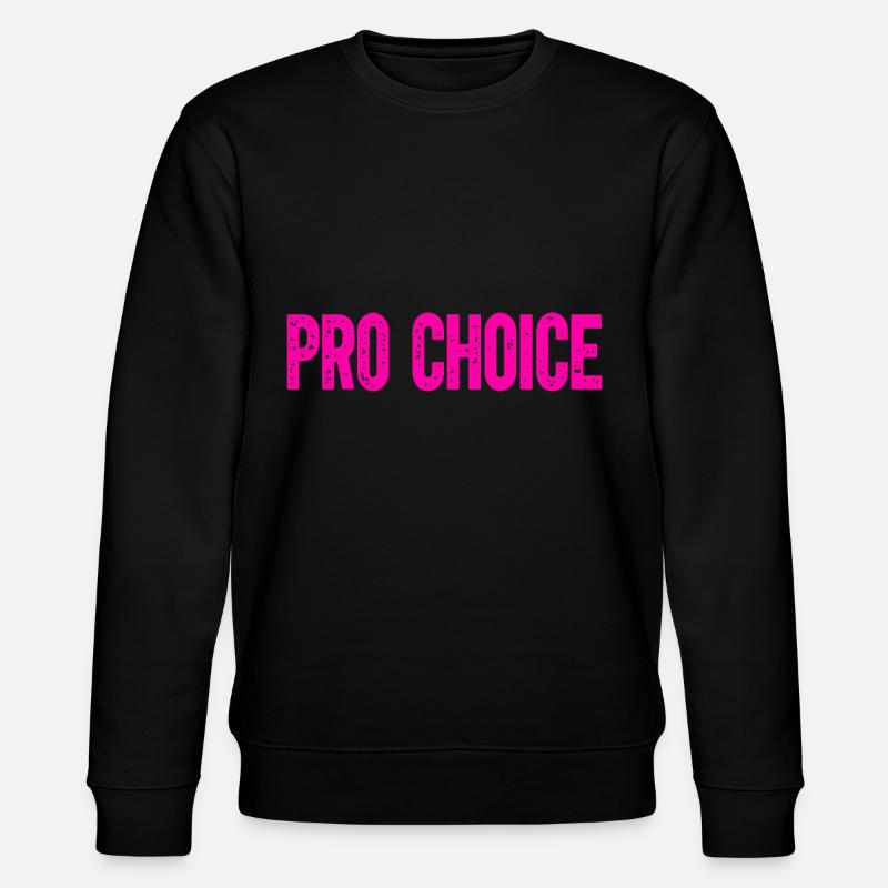 Pro Choice - Stanley/Stella Unisex Bio-Sweatshirt CHANGER  - Schwarz