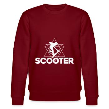 Scooter - Stanley/Stella Unisex Bio-Sweatshirt CHANGER  - Burgunderrot - Vorne - Nik (191cm) & Marisol (170cm)