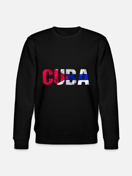 Cuba Flag Cuba - Stanley/Stella CHANGER Unisex Organic Sweatshirt - black
