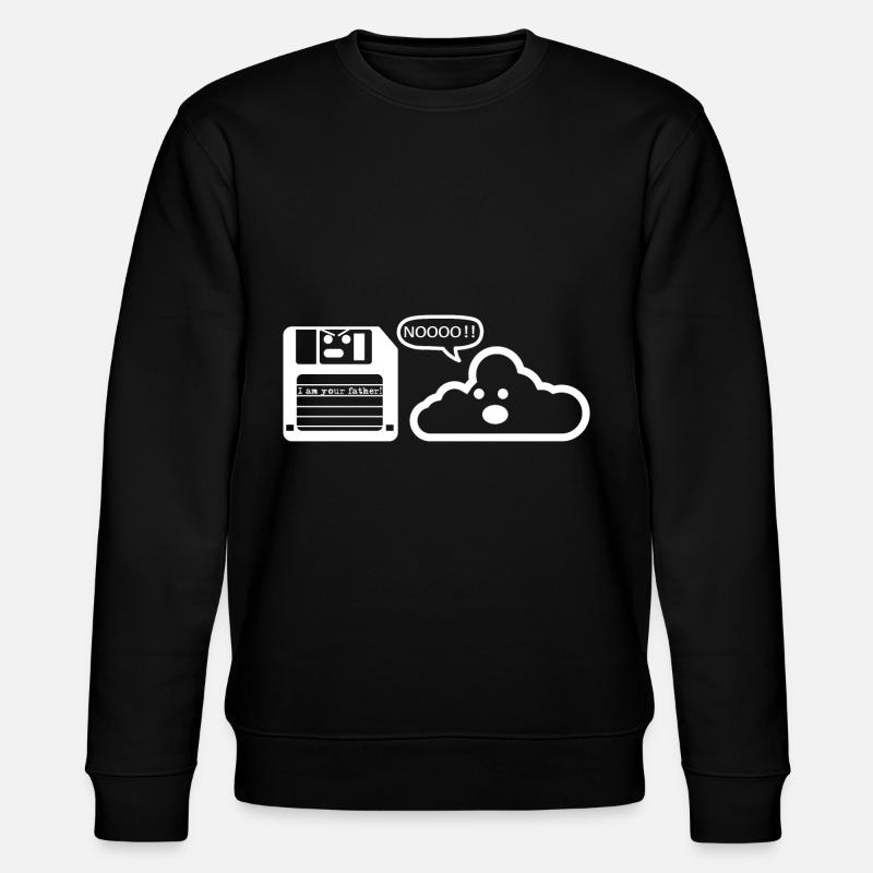 Floppy Cloud programmer - Stanley/Stella CHANGER Unisex Organic Sweatshirt - black