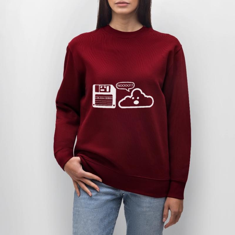 Diskette Cloud Programmierer Stanley/Stella Unisex Bio-Sweatshirt CHANGER 