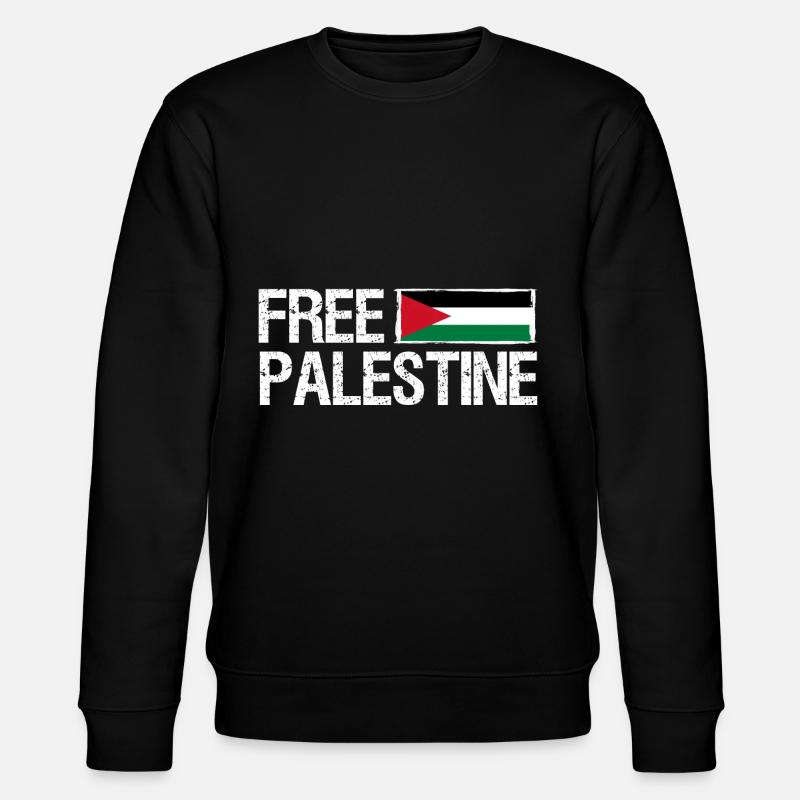 Free palestine - Stanley/Stella Unisex Bio-Sweatshirt CHANGER - Schwarz
