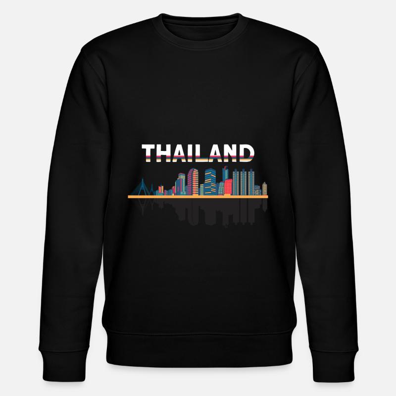 Thailand - Stanley/Stella Unisex Bio-Sweatshirt CHANGER  - Schwarz