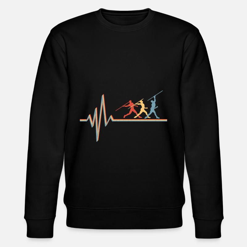 Speerwerfen Speerwerfen Geschenk - Stanley/Stella Unisex Bio-Sweatshirt CHANGER  - Schwarz