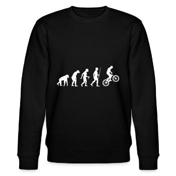 Evolution - BMX - Sweat bio CHANGER Stanley/Stella Unisexe - noir - Devant - Nik (191cm) & Marisol (170cm)
