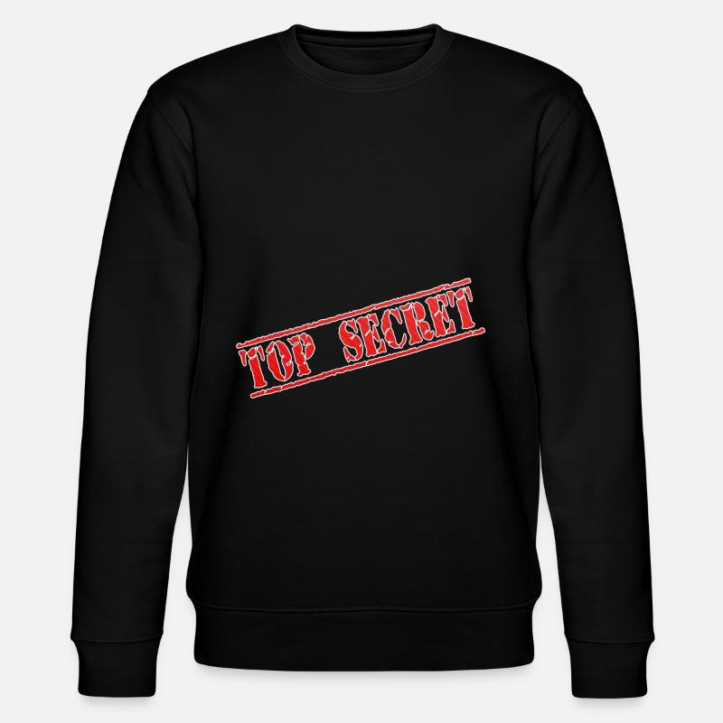 top secret J - Stanley/Stella CHANGER Unisex Organic Sweatshirt - black