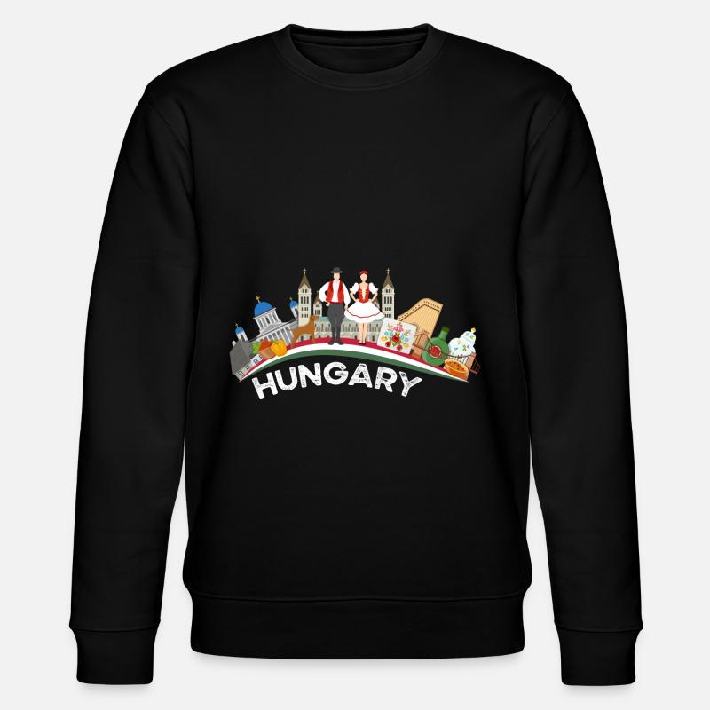 Hongrie - Sweat bio CHANGER Stanley/Stella Unisexe - noir