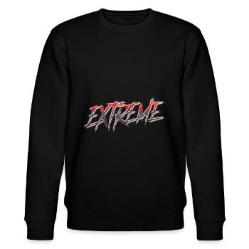 extrême J - Sweat bio CHANGER Stanley/Stella Unisexe - noir - Devant - Nik (191cm) & Marisol (170cm)