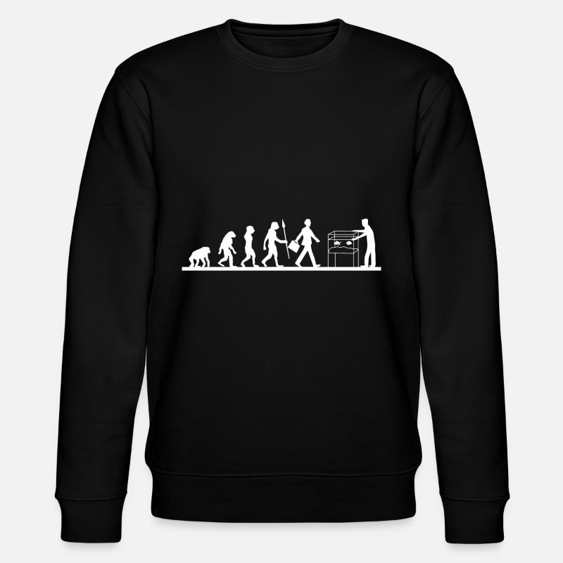 Aquarium Evolution - Stanley/Stella CHANGER Unisex Organic Sweatshirt - black
