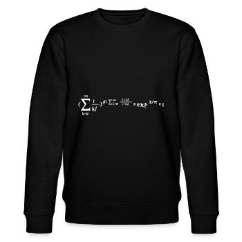 Mathe komplexe Zahl - Stanley/Stella Unisex Bio-Sweatshirt CHANGER  - Schwarz - Vorne - Nik (191cm) & Marisol (170cm)