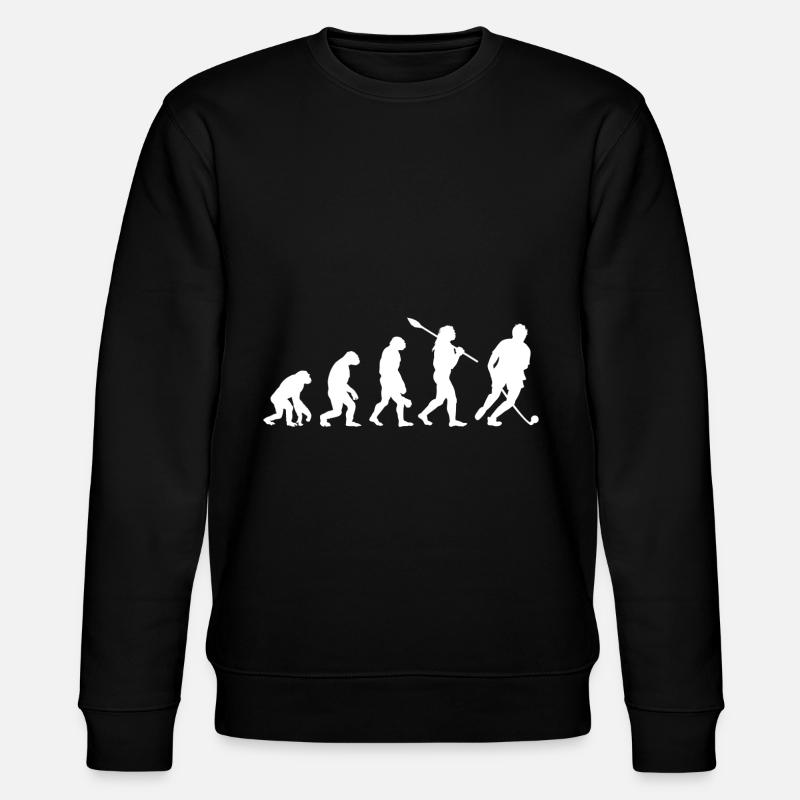 Hockey Evolution - Stanley/Stella Unisex Bio-Sweatshirt CHANGER  - Schwarz