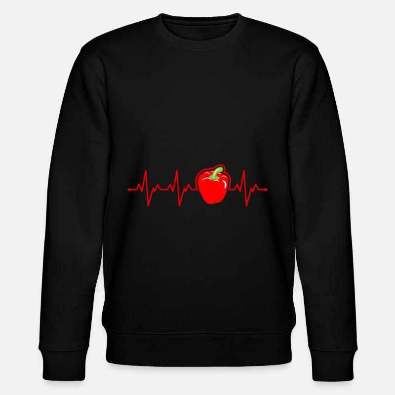 Paprika - Stanley/Stella Unisex Bio-Sweatshirt CHANGER  - Schwarz