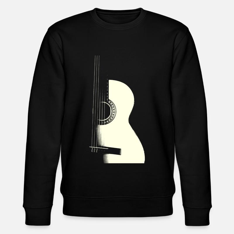 Guitar - Stanley/Stella CHANGER Unisex Organic Sweatshirt - black